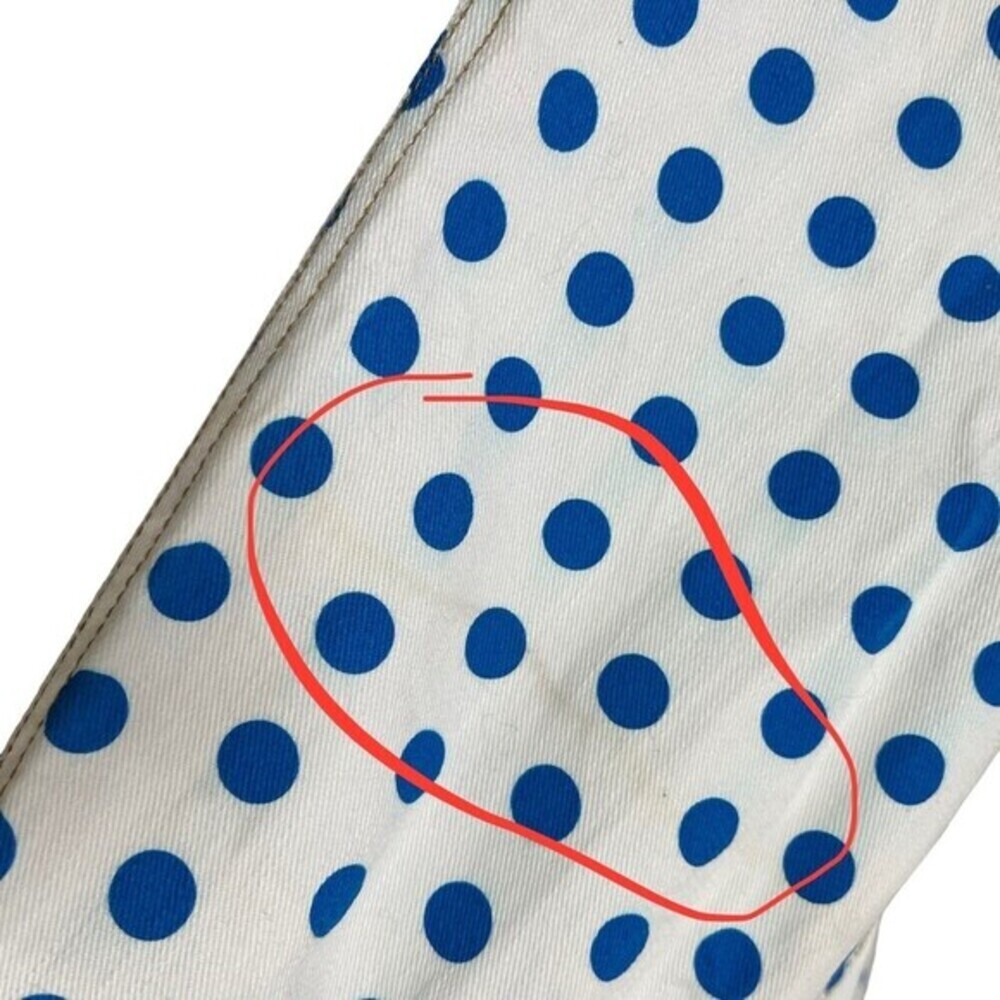 J.W. Anderson Polka Dot Denim Dress Women’s‎ Size 4 Multicolor A-Line Shift - Picture 10 of 13